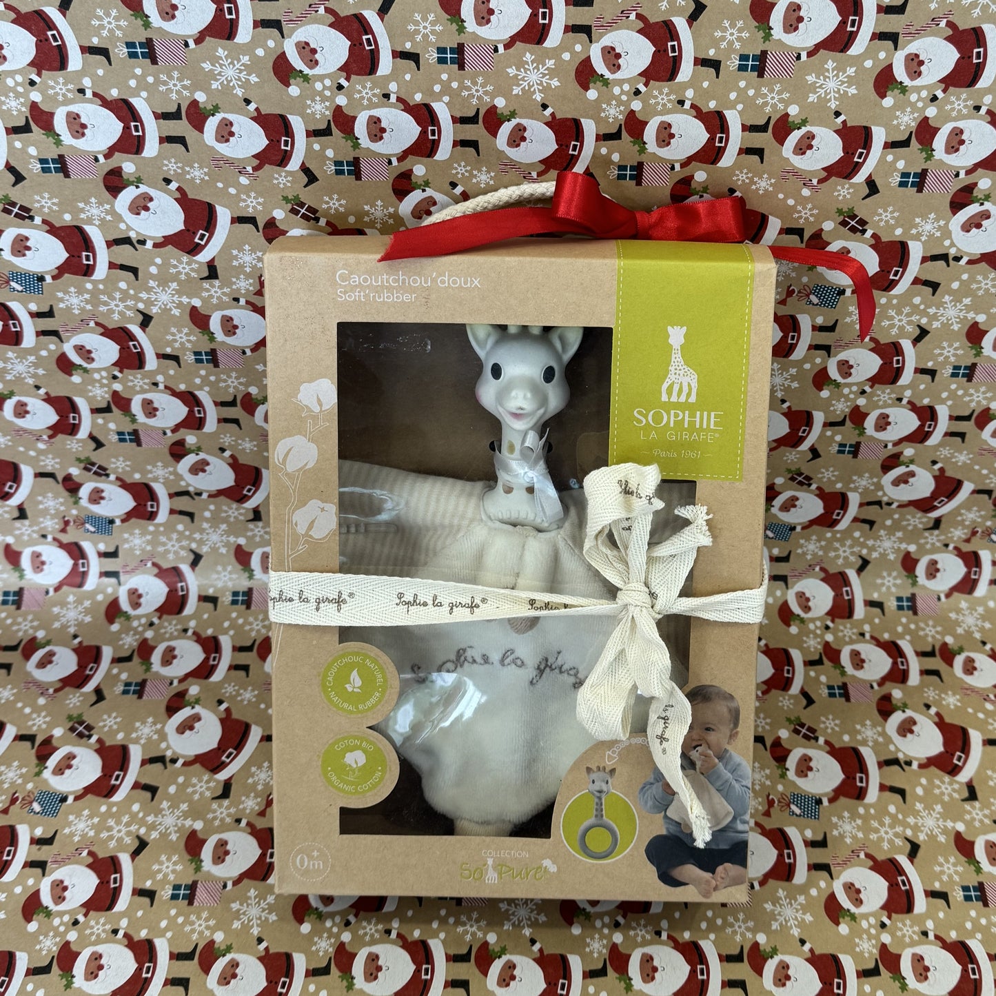 Βρεφικό Πανάκι Μωρού Sophie la girafe So Pure Soft Rubber