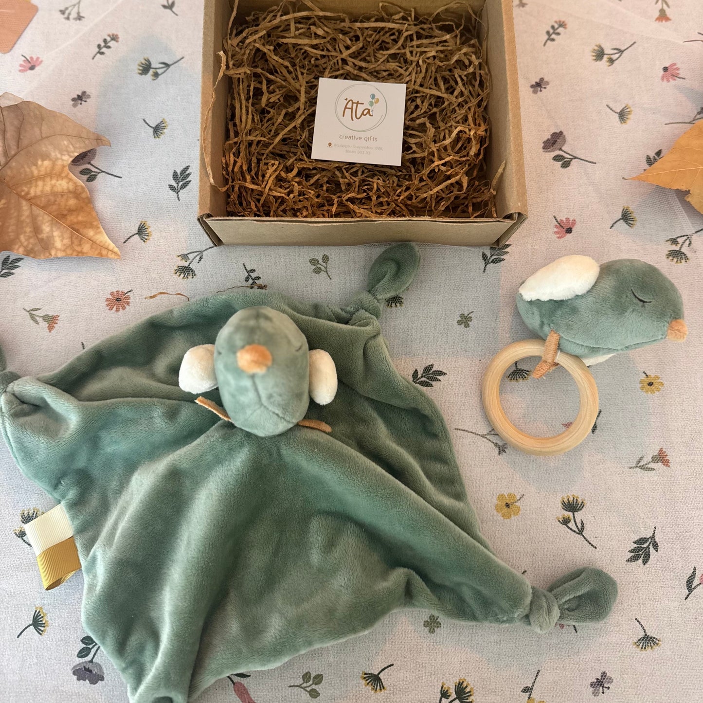 Σετ Δώρου Μωρού – Green Soft Bird