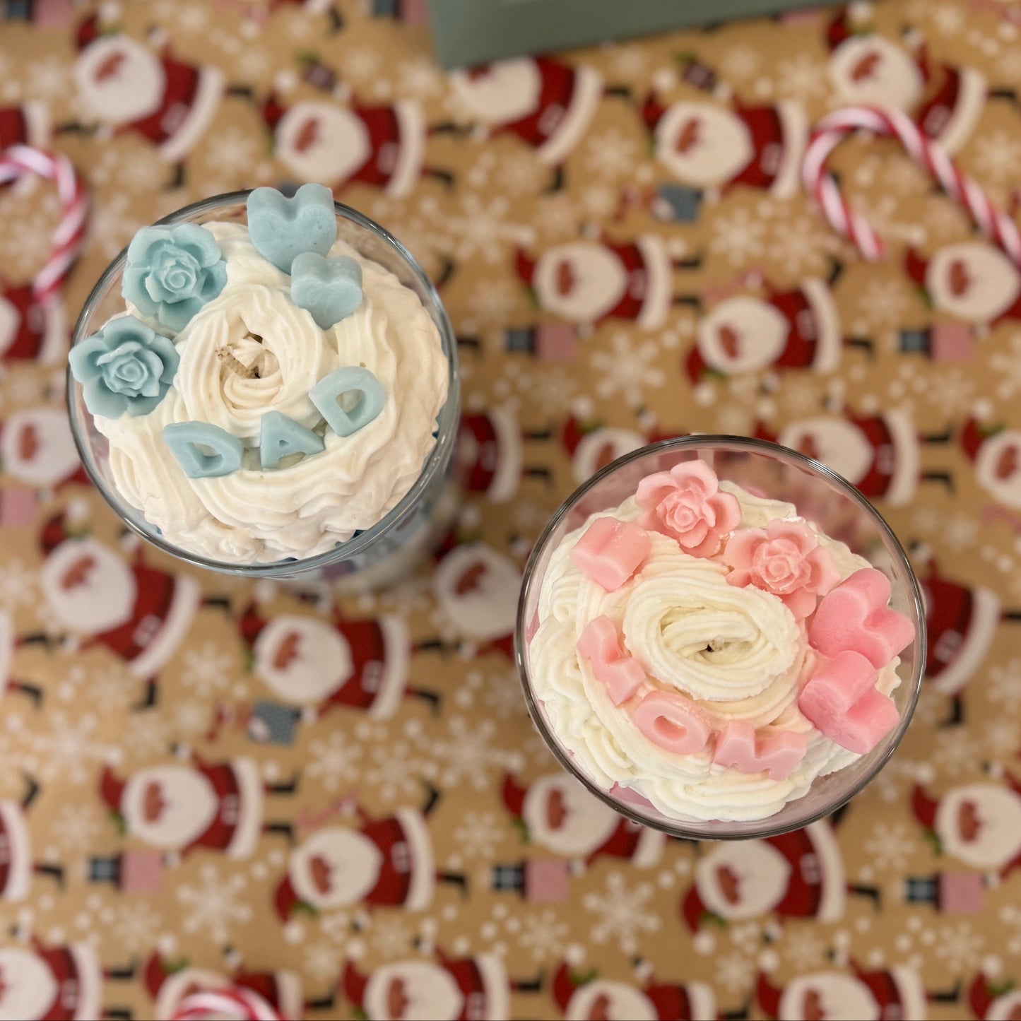 Κεριά σε ποτήρι - Mom-Dad