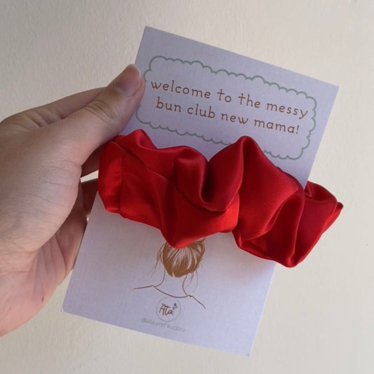 Handmade Scrunchie Μαλλιών - Διάφορα Σχέδια