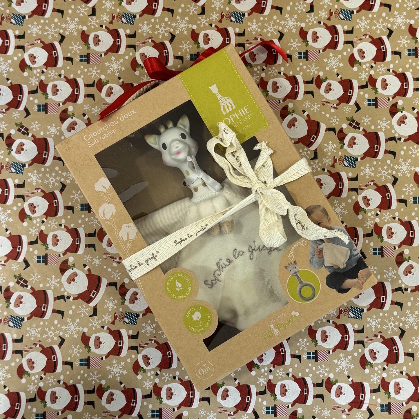 Βρεφικό Πανάκι Μωρού Sophie la girafe So Pure Soft Rubber