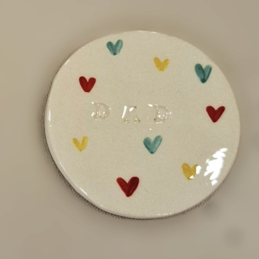 Χειροποίητα Κεραμικά Σουβέρ Οικογένειας - Mom, Dad, Sis ή Bro