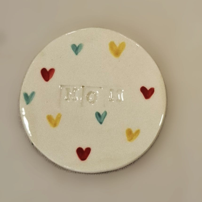 Χειροποίητα Κεραμικά Σουβέρ Οικογένειας - Mom, Dad, Sis ή Bro